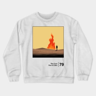 Fire in Cairo / Minimal Style Graphic Artwork Design Crewneck Sweatshirt